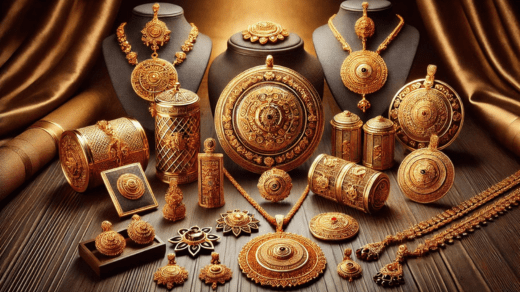 gold locket, gold pendant sets, Maharashtrian jewellery, gold necklace set