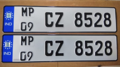 hsrp number plate